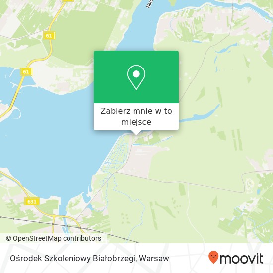 Mapa Ośrodek Szkoleniowy Białobrzegi