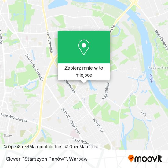 Mapa Skwer ""Starszych Panów""