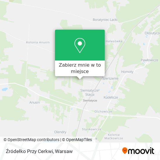 Mapa Źródełko Przy Cerkwi