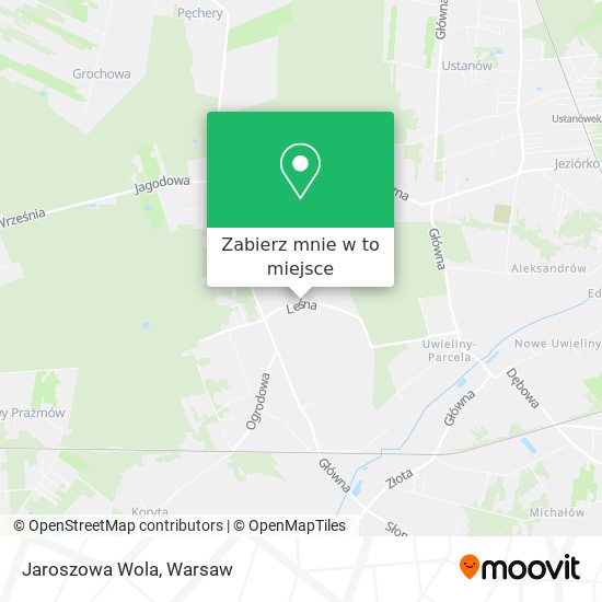 Mapa Jaroszowa Wola