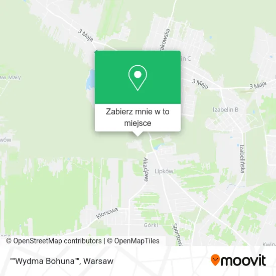 Mapa ""Wydma Bohuna""