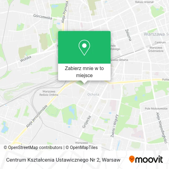 Mapa Centrum Kształcenia Ustawicznego Nr 2