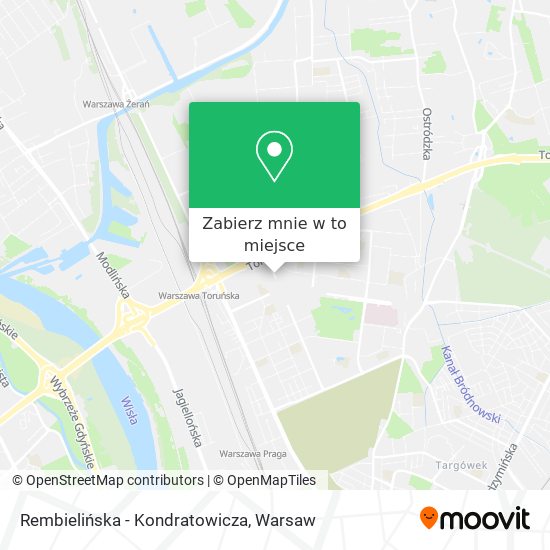 Mapa Rembielińska - Kondratowicza