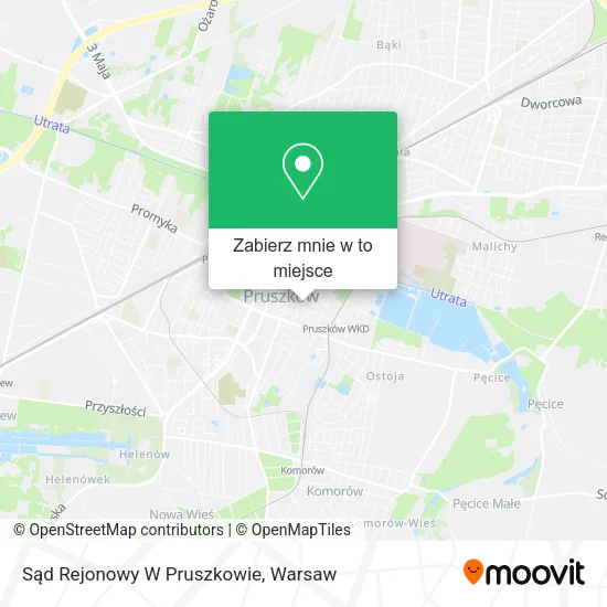 Mapa Sąd Rejonowy W Pruszkowie