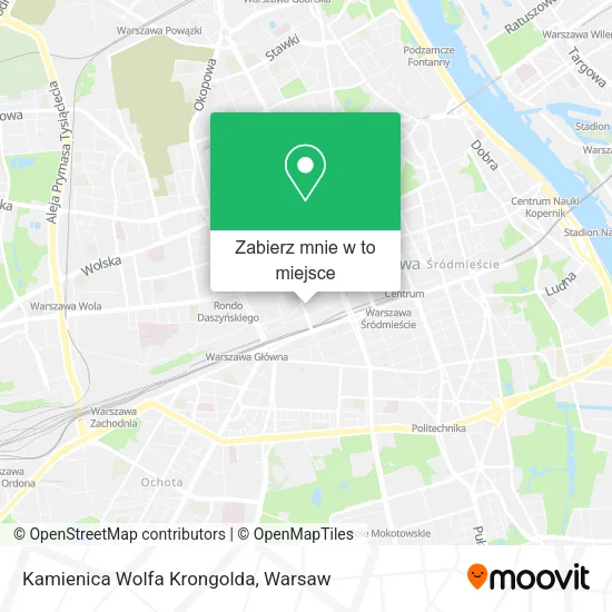 Mapa Kamienica Wolfa Krongolda