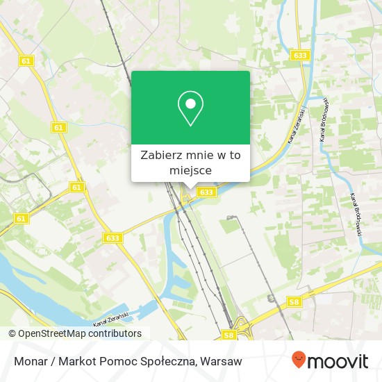 Mapa Monar / Markot Pomoc Społeczna