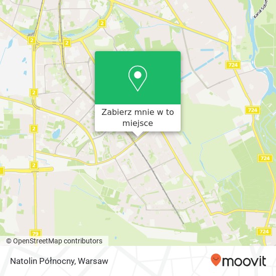 Mapa Natolin Północny