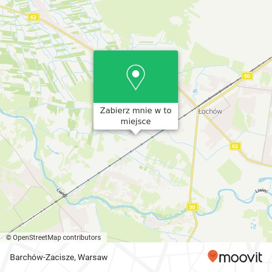 Mapa Barchów-Zacisze