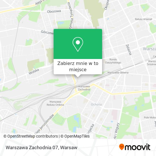 Mapa Warszawa Zachodnia 07