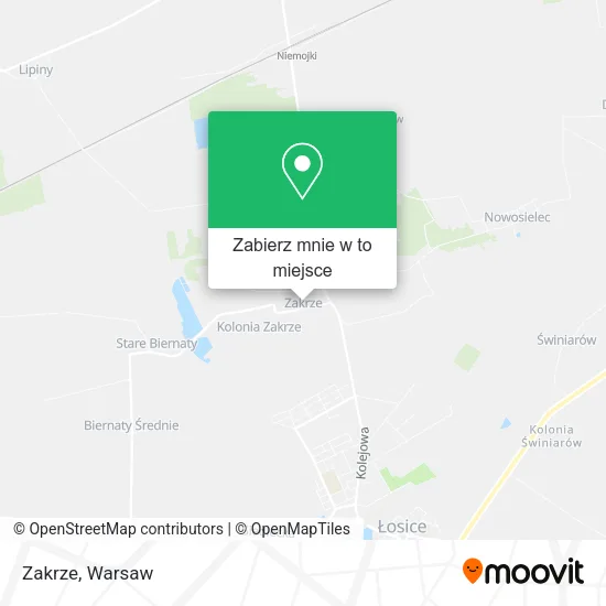 Mapa Zakrze