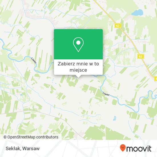 Mapa Sekłak