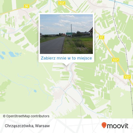 Mapa Chrząszczówka