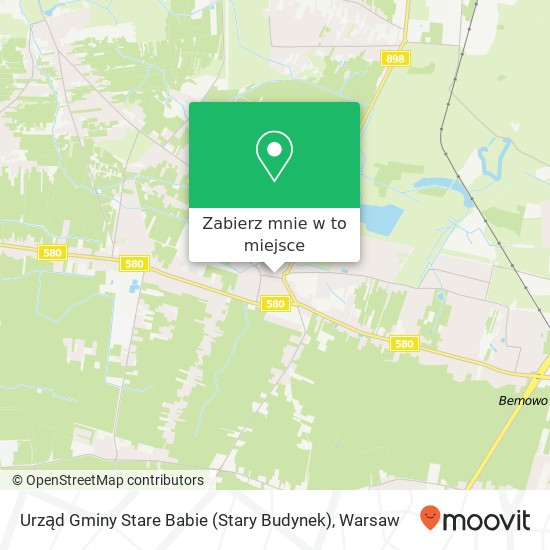 Mapa Urząd Gminy Stare Babie (Stary Budynek)