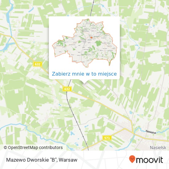 Mapa Mazewo Dworskie "B"