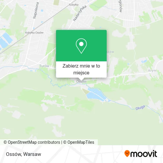 Mapa Ossów