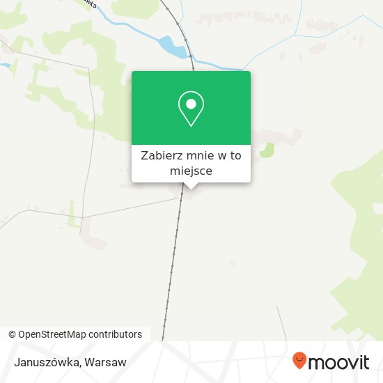 Mapa Januszówka