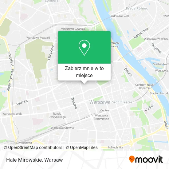 Mapa Hale Mirowskie