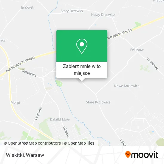 Mapa Wiskitki