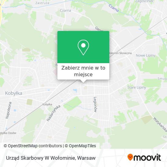 Mapa Urząd Skarbowy W Wołominie