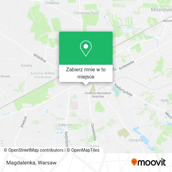 Mapa Magdalenka