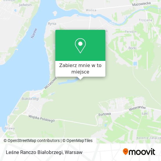 Mapa Leśne Ranczo Białobrzegi