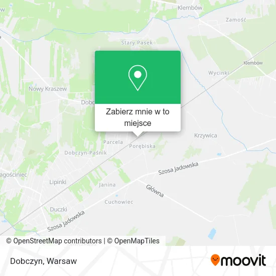 Mapa Dobczyn