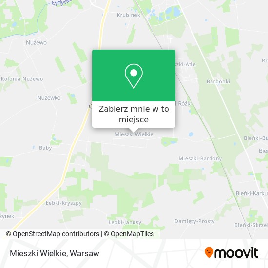 Mapa Mieszki Wielkie