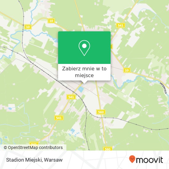 Mapa Stadion Miejski