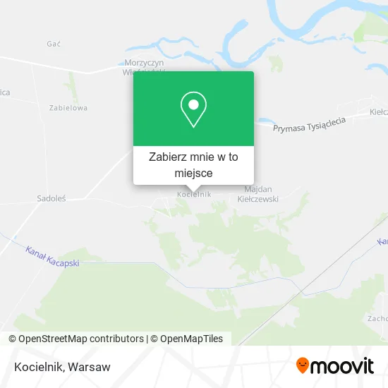 Mapa Kocielnik