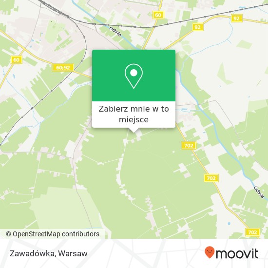 Mapa Zawadówka