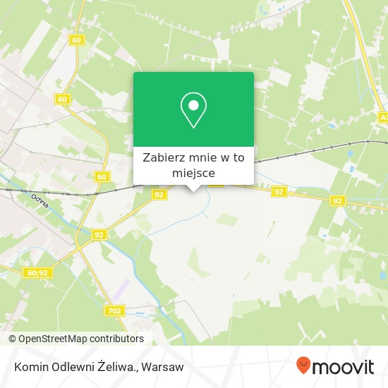 Mapa Komin Odlewni Żeliwa.