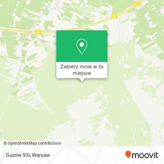 Mapa Guzów 93i