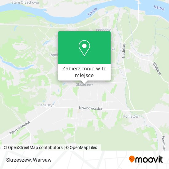 Mapa Skrzeszew