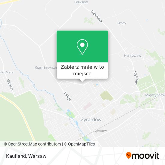 Mapa Kaufland