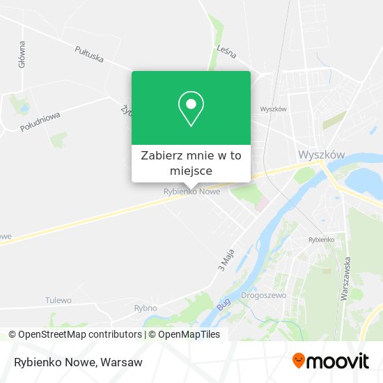 Mapa Rybienko Nowe