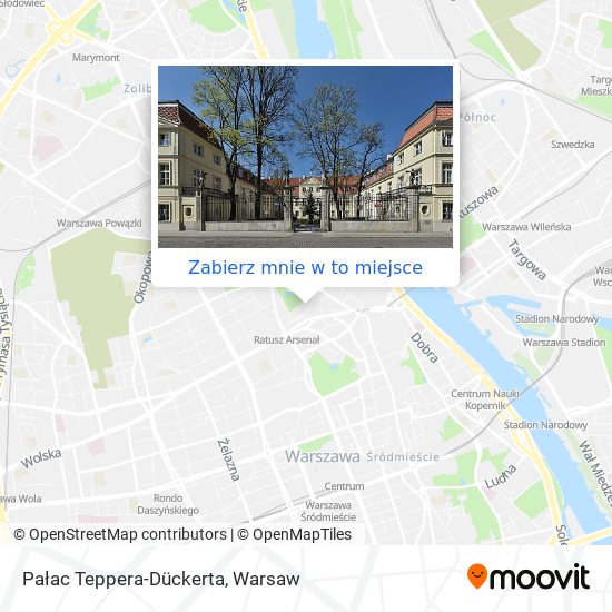 Mapa Pałac Teppera-Dückerta