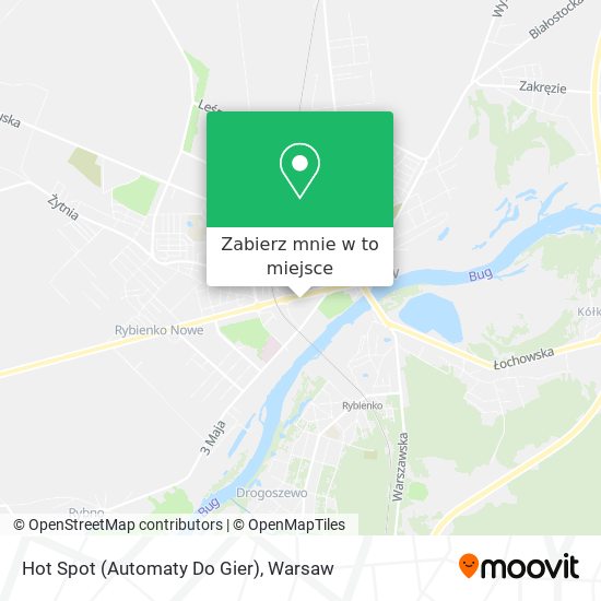 Mapa Hot Spot (Automaty Do Gier)