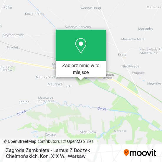 Mapa Zagroda Zamknięta - Lamus Z Boczek Chełmońskich, Kon. XIX W.