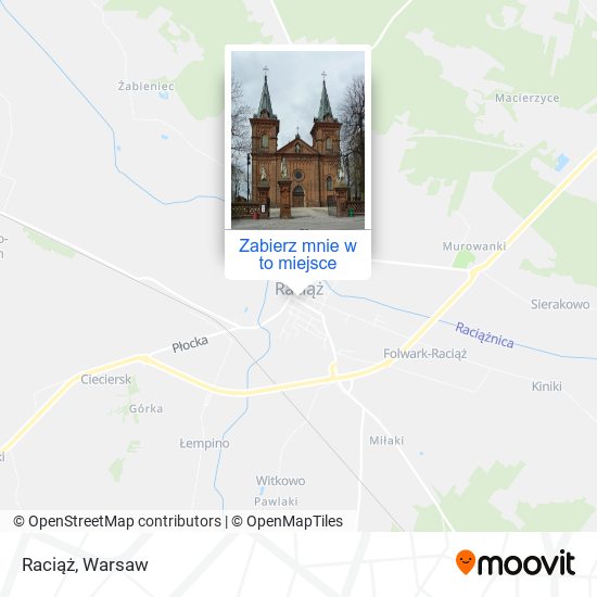 Mapa Raciąż