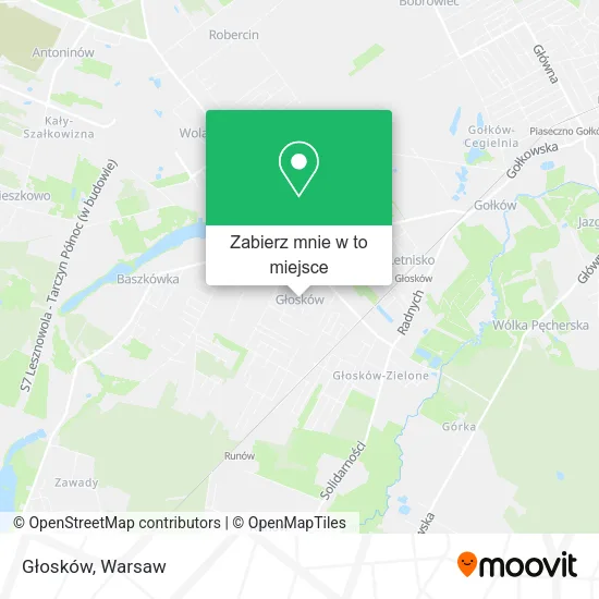 Mapa Głosków