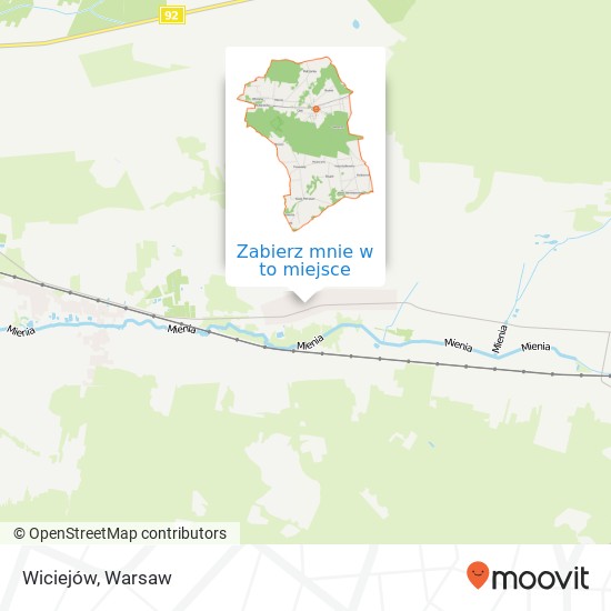 Mapa Wiciejów