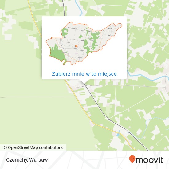 Mapa Czeruchy