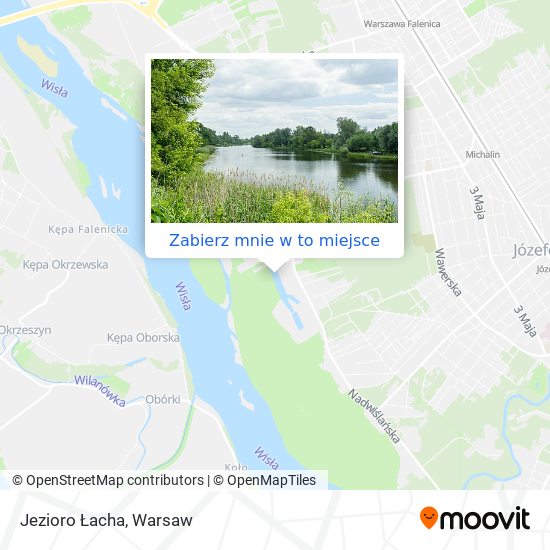 Mapa Jezioro Łacha