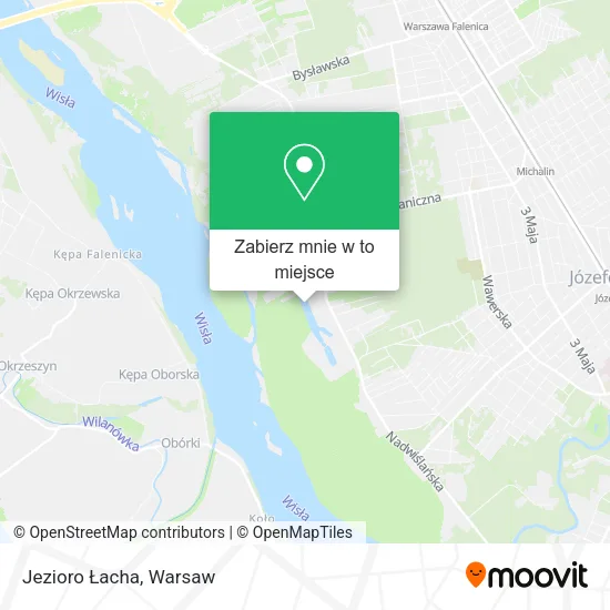 Mapa Jezioro Łacha