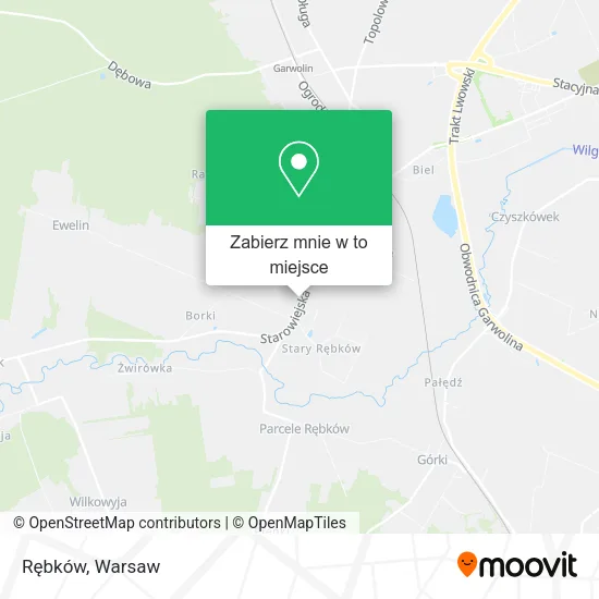 Mapa Rębków