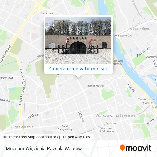 Mapa Muzeum Więzienia Pawiak