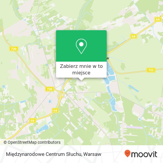 Mapa Międzynarodowe Centrum Słuchu