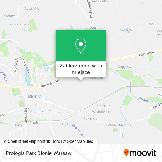 Mapa Prologis Park Błonie