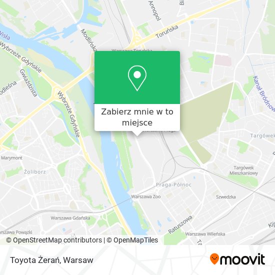 Mapa Toyota Żerań