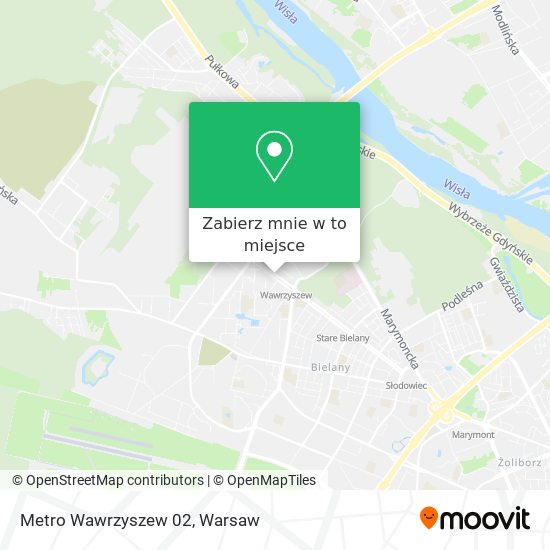 Mapa Metro Wawrzyszew 02